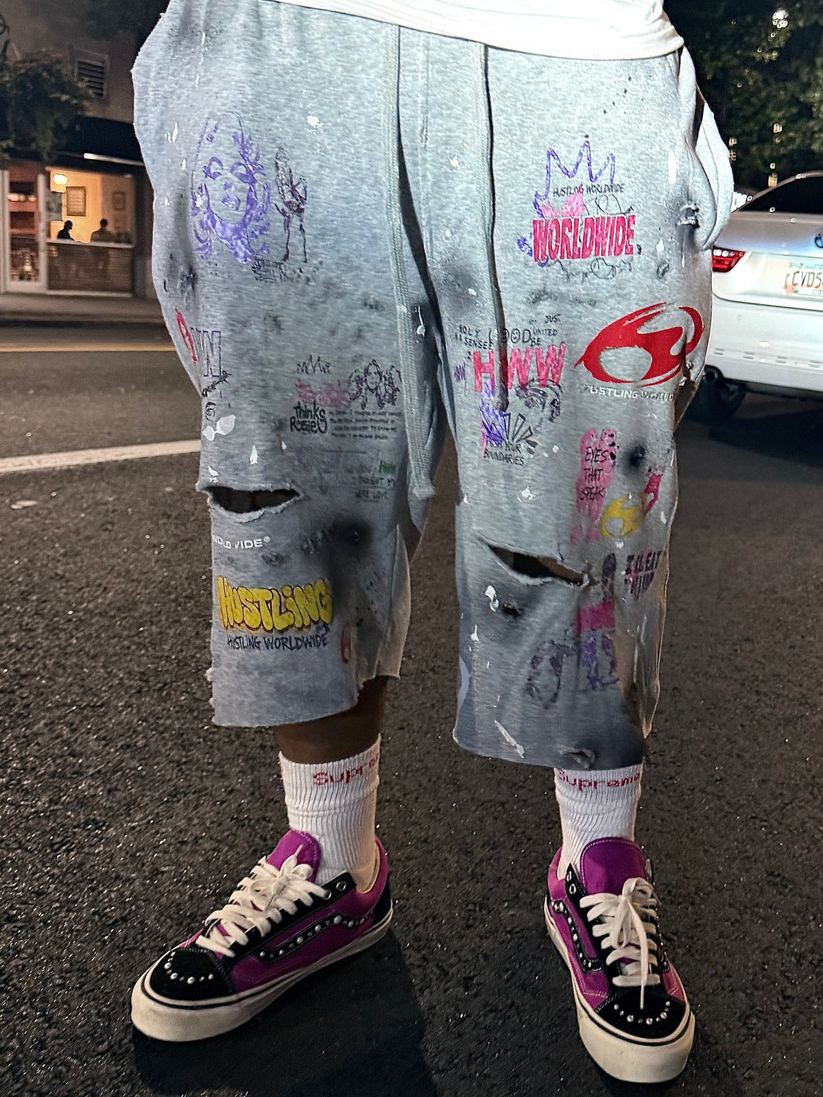HWW “streets” 3/4 shorts
