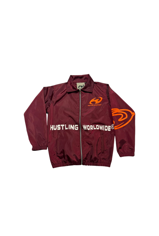HWW v3 windbreaker jacket (burgundy)