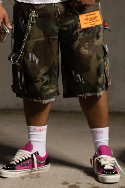 HWW Worker Camo shorts