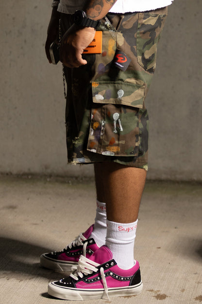 HWW Worker Camo shorts
