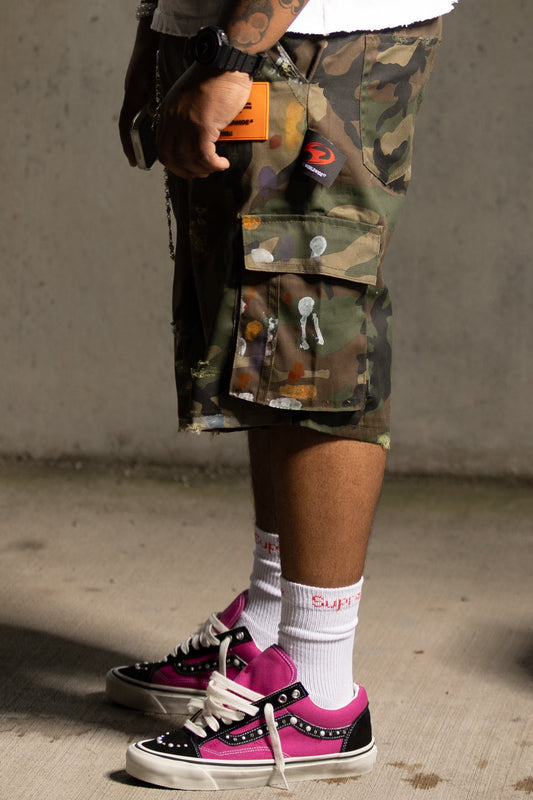 HWW Worker Camo shorts