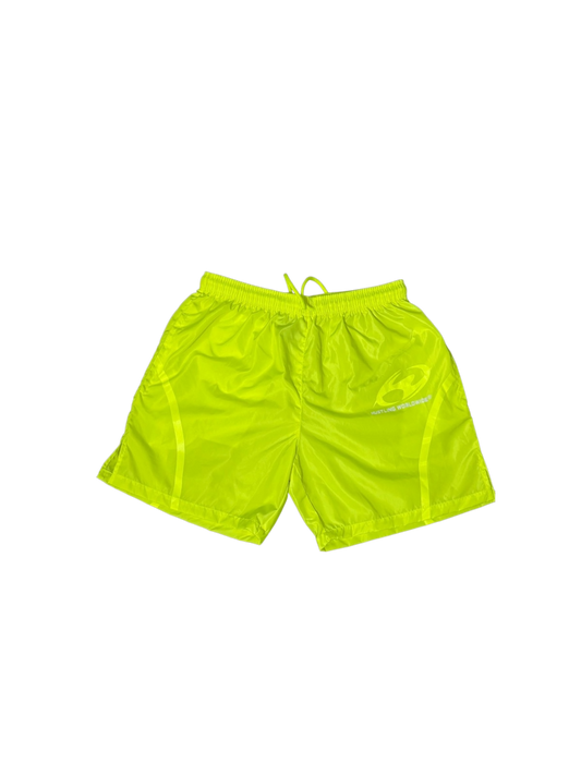 HWW nylon shorts neon
