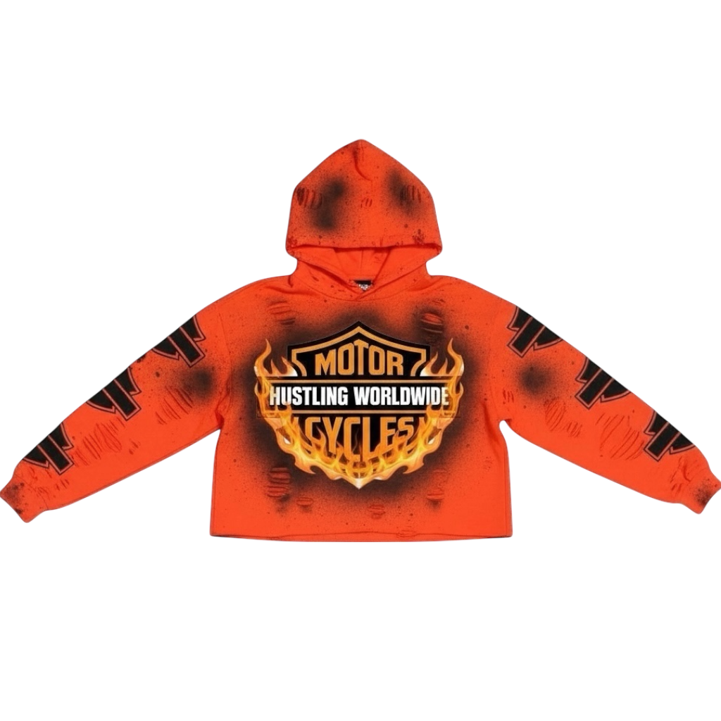 HWW MOTO hoodie (FLAME)