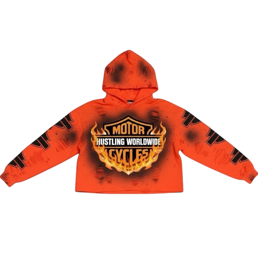 HWW MOTO hoodie (FLAME)
